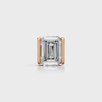 Emerald Cut Diamond Bar Set Stud (1 PC)