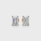 Emerald Shape Earrings (1 PAIR)