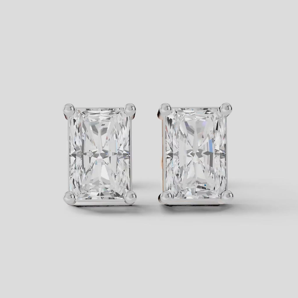 Radiant Shape Earrings (1 Pair)