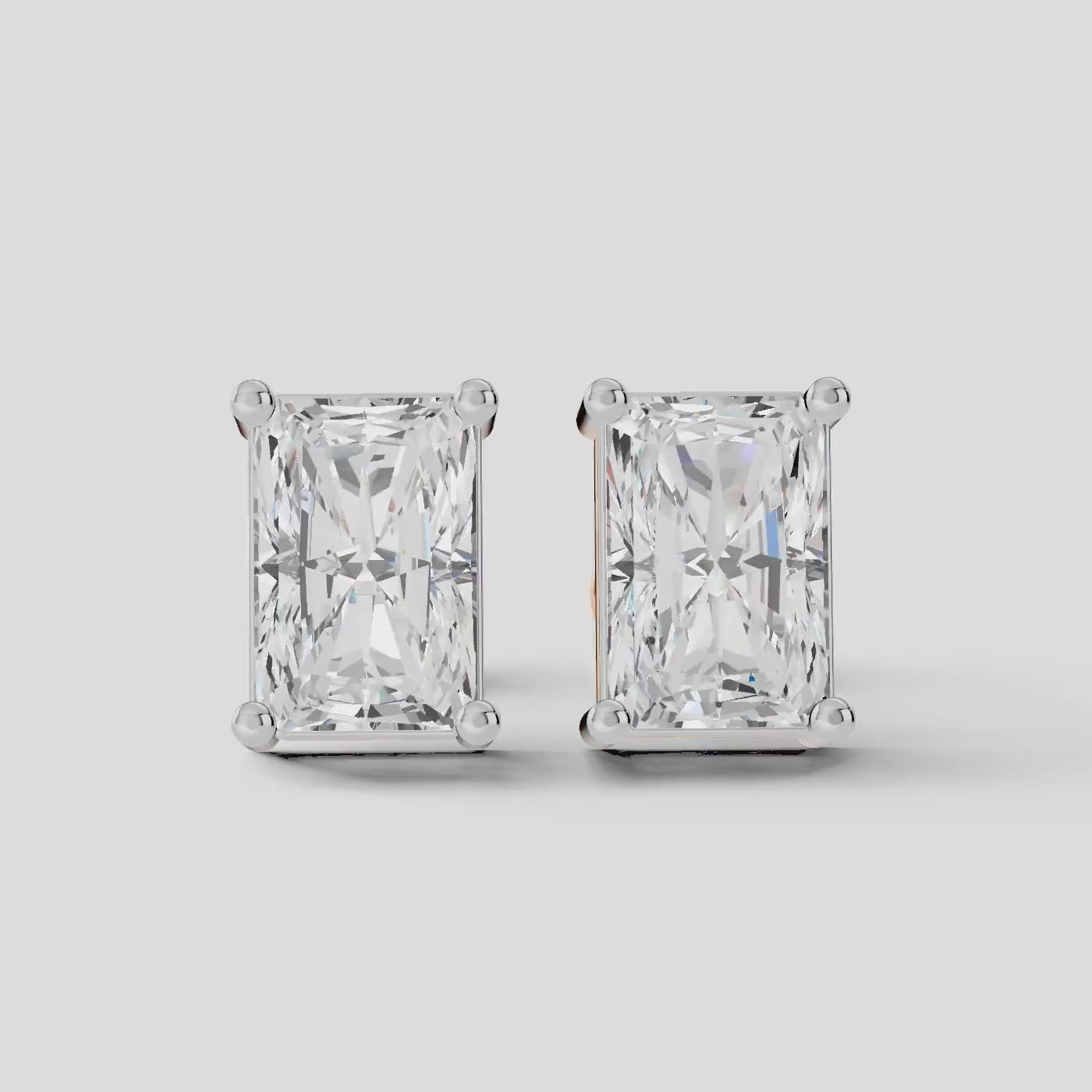 Radiant Shape Earrings (1 Pair)