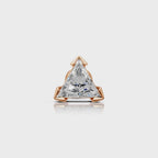 Triangle Claw Diamond Stud (1 PC)