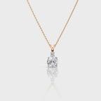Classic Double Diamond Solitaire Pendant