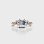 Emerald Cluste Ring
