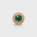 Emerald Green Gearwheel Stud (1 PC)