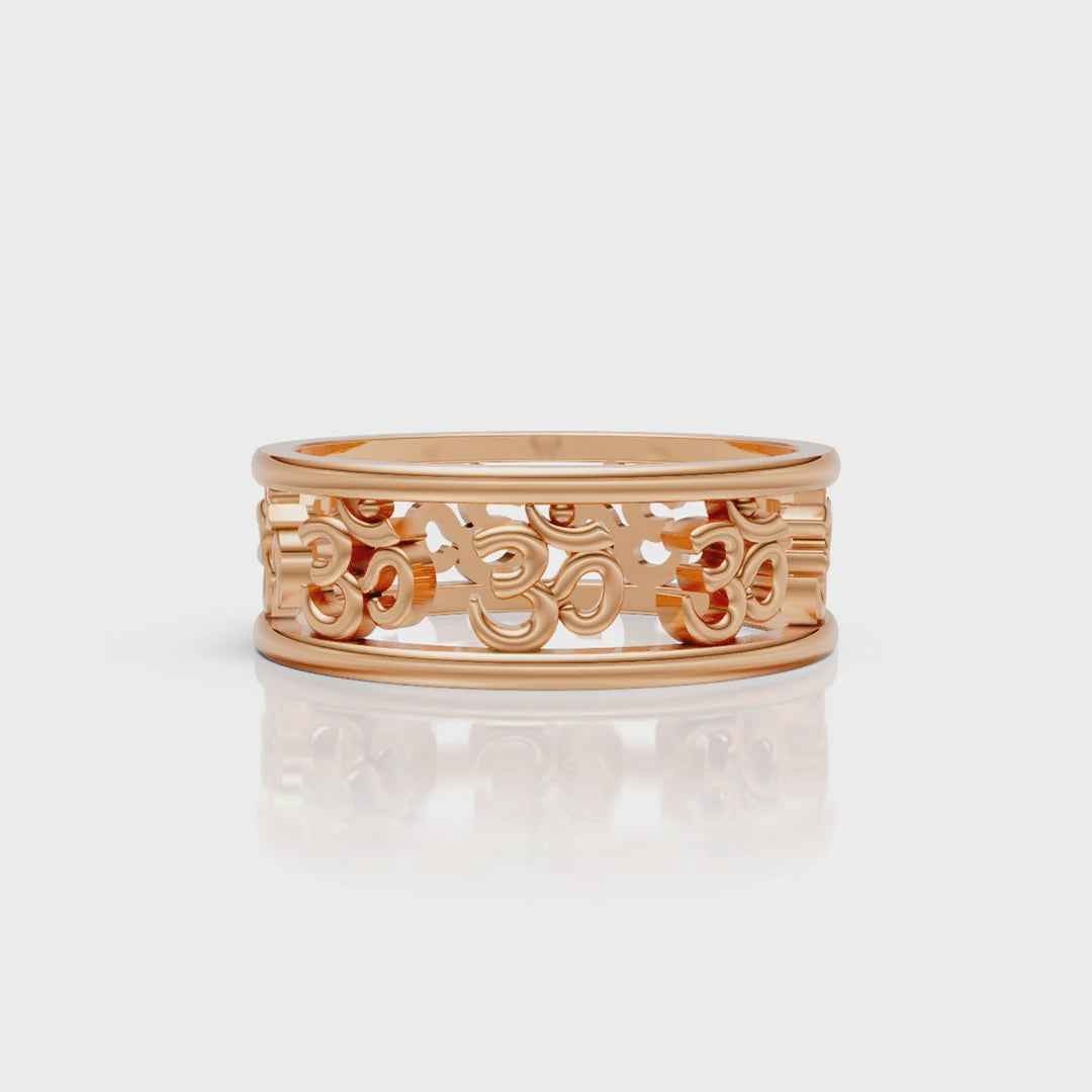 Om Symbol Men's Ring