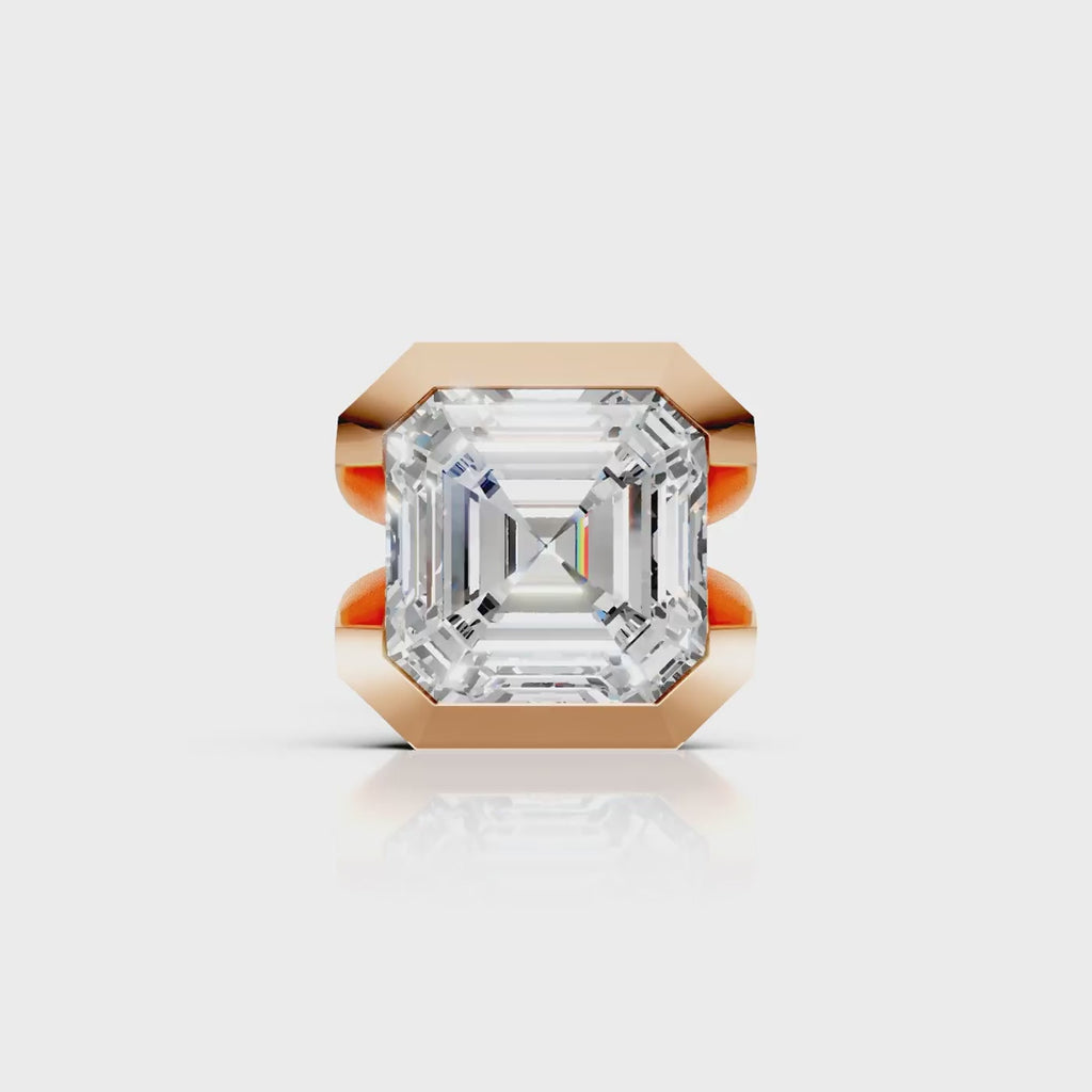 Asscher Vault Earring (1 PC)