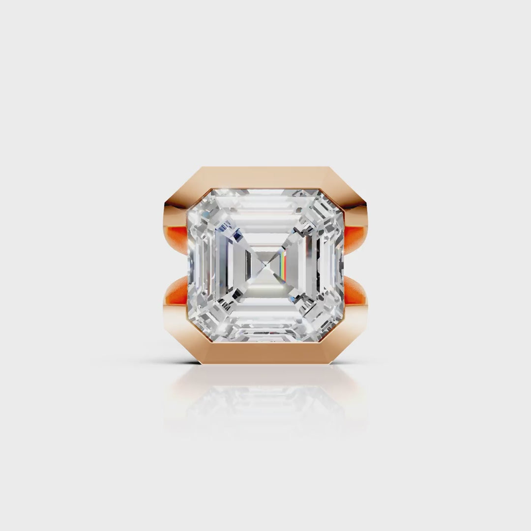 Asscher Vault Earring (1 PC)