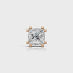 Princess Cut Eight Prong Diamond Stud (1 PC)