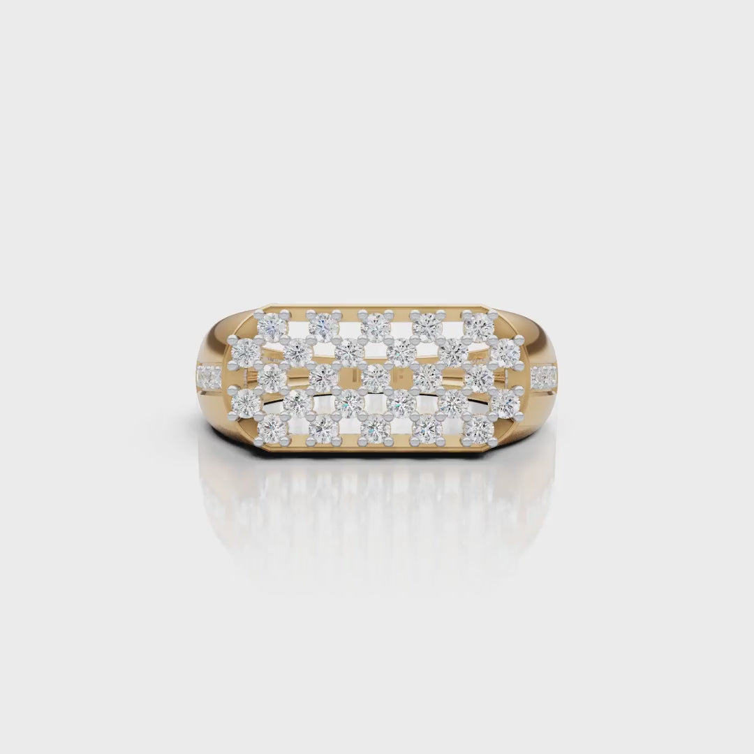Cluster Diamond Ring