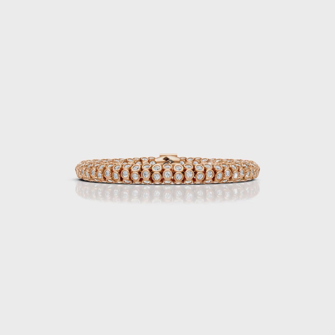 Classic White Diamond Rope Bracelet