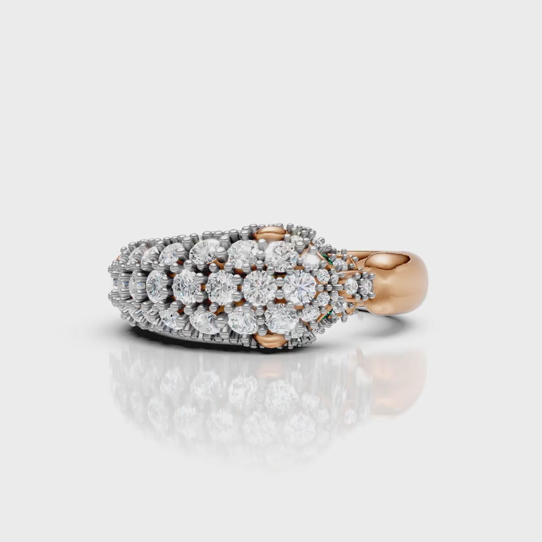 Diamond Leopard Luxe Ring