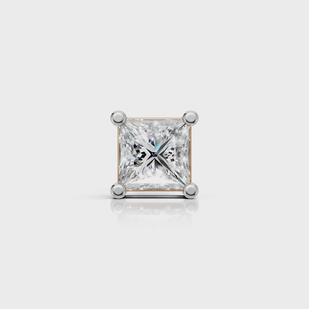 Princess Shape Earrings (1 PC)