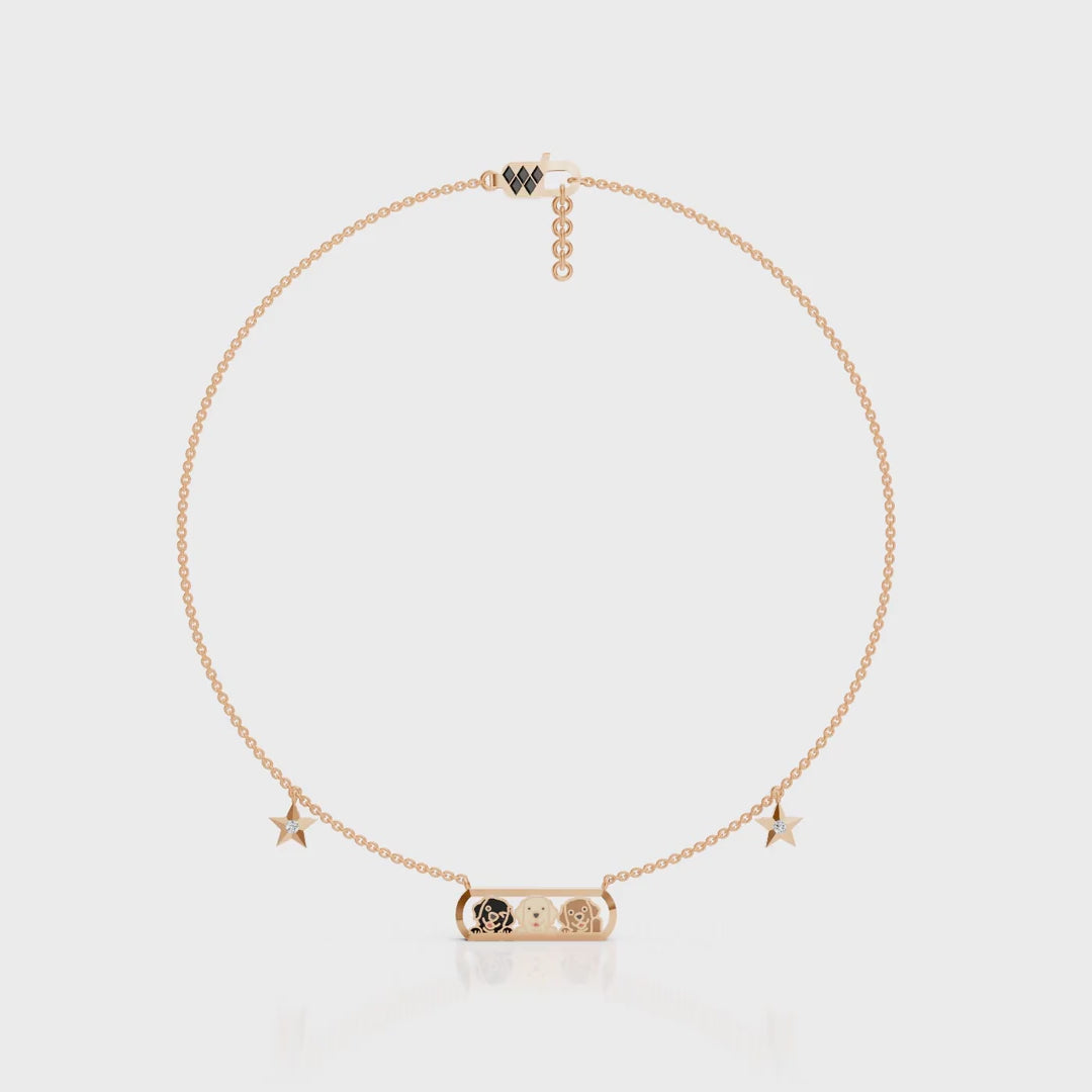 Little Puppy Charm Chain