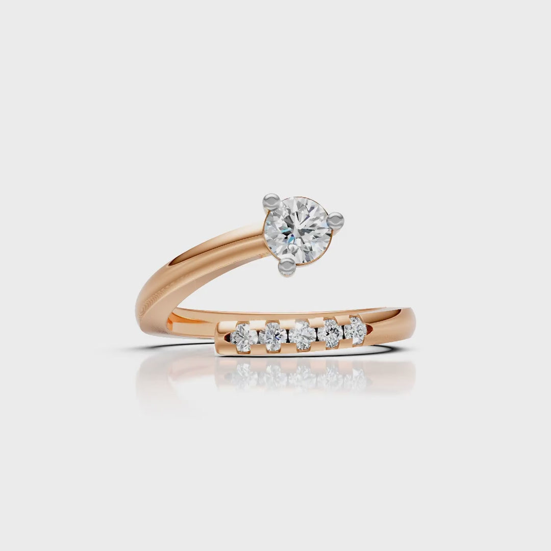 Open Solitaire Ring