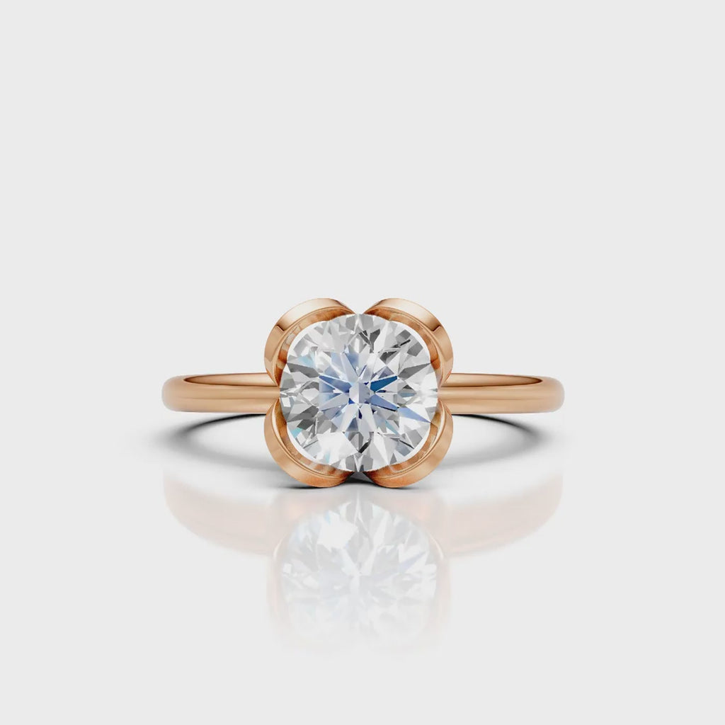 Bloom Solitaire Ring