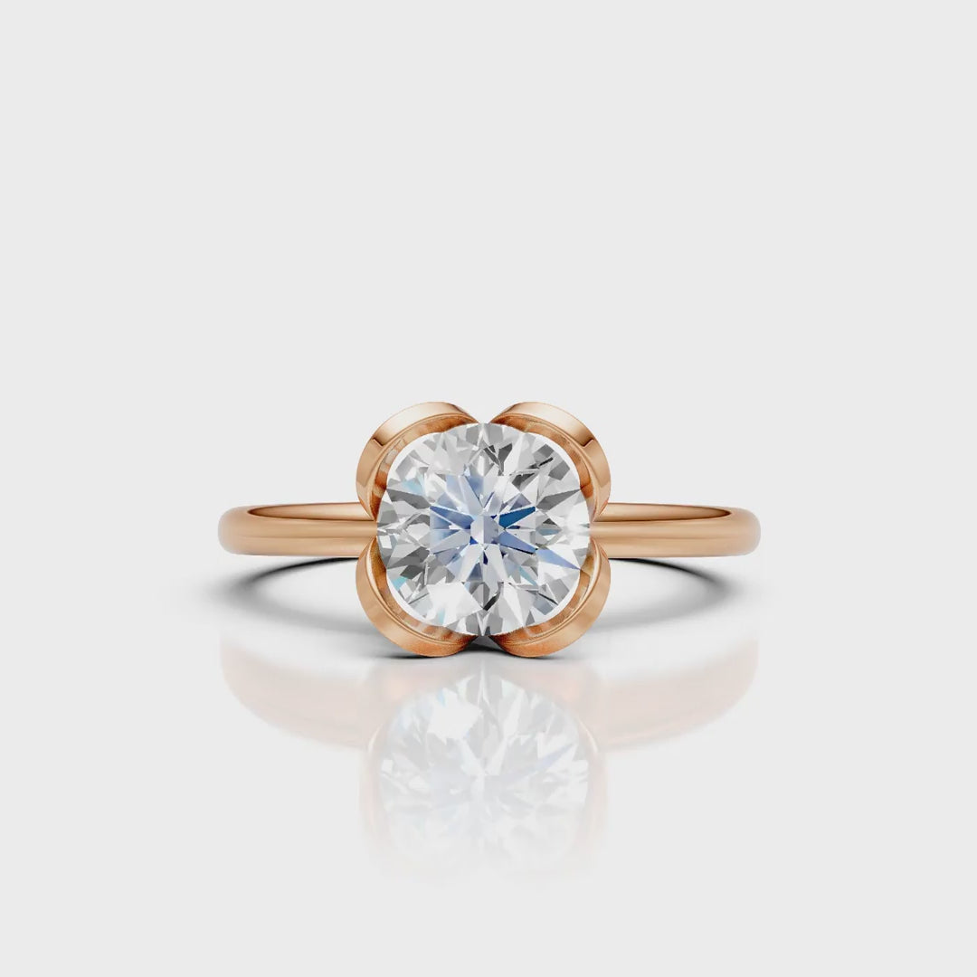 Bloom Solitaire Ring