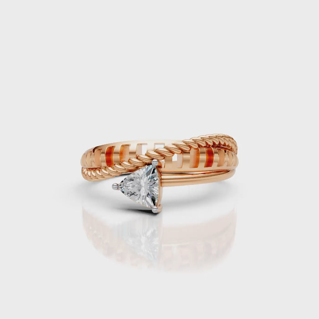 Trillion Twist Ring
