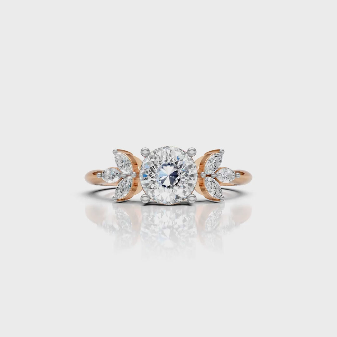 Portuguese Cut Engagement Ring