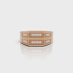 Double Line Diamond Ring