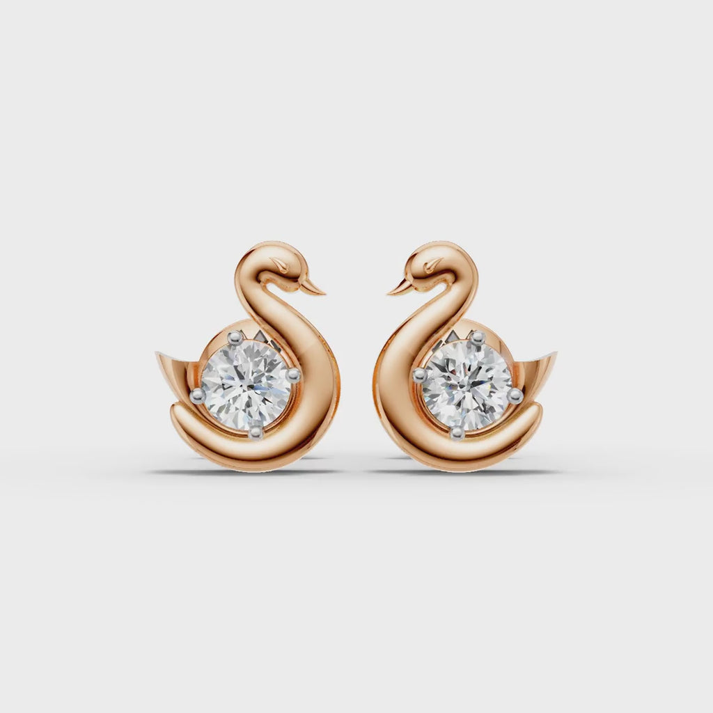 Swan Grace Earrings (1 Pair)