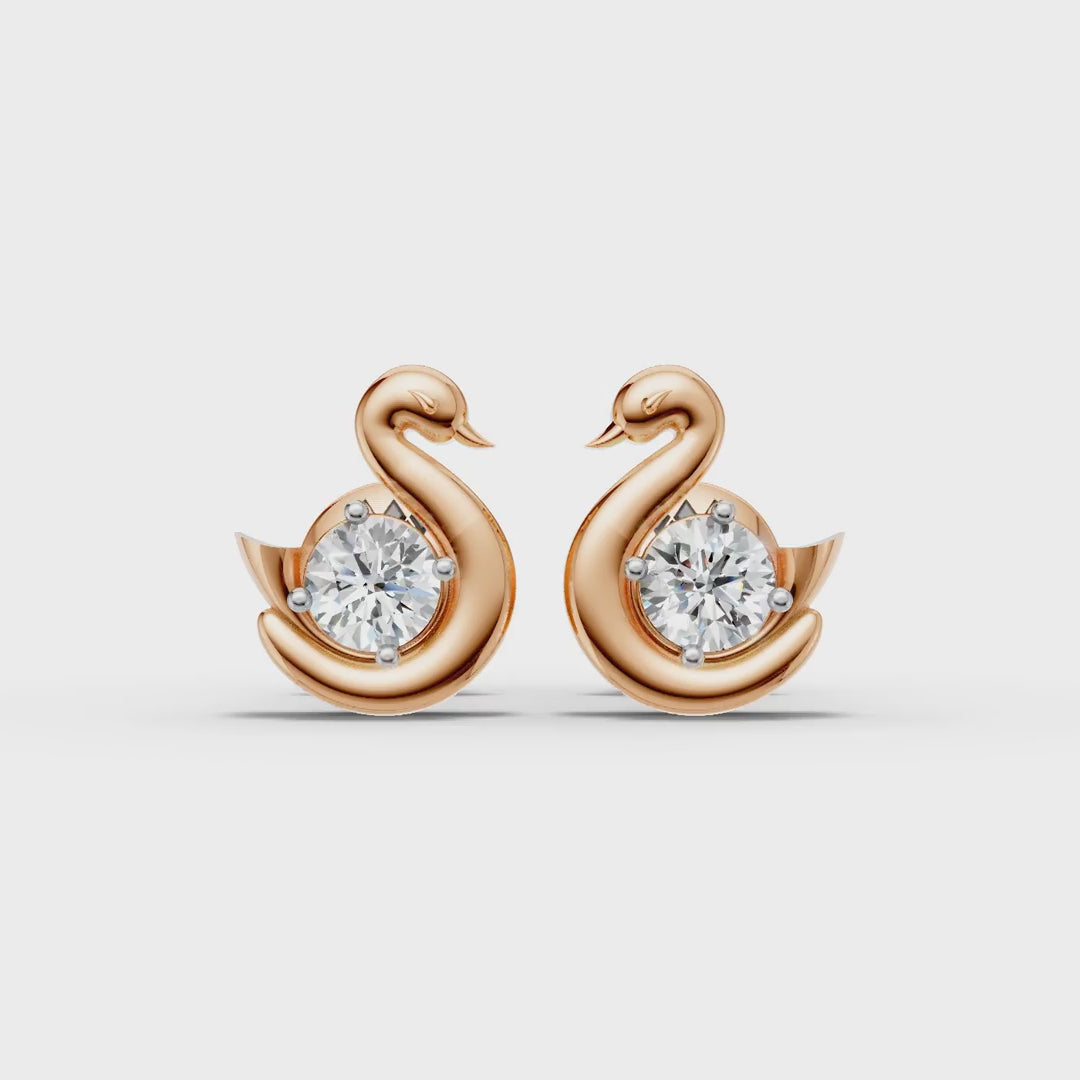 Swan Grace Earrings (1 Pair)
