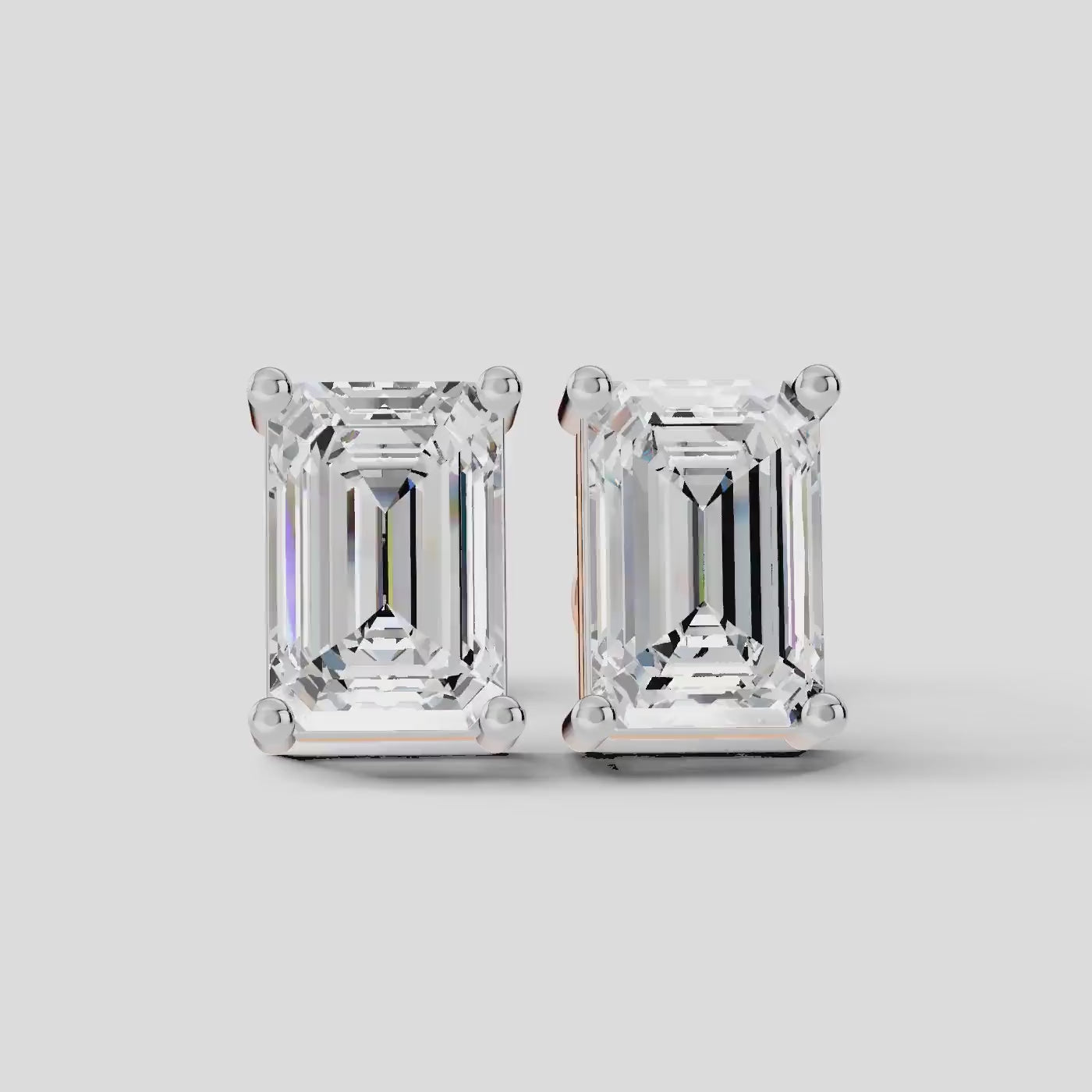 Emerald Shape Earrings (1 PAIR)