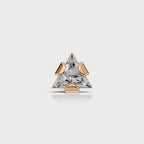 Triangle Edge Diamond Stud (1 PC)