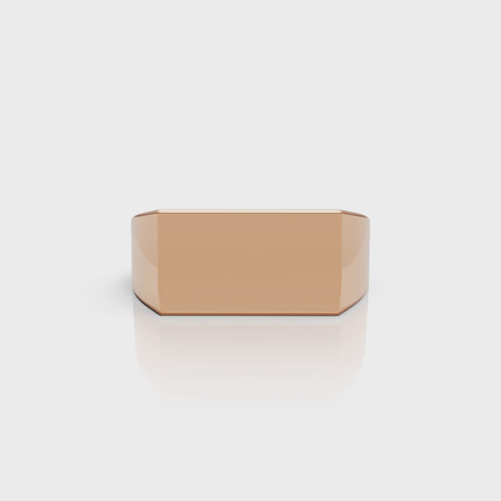 Classic Rectangle Plain Ring