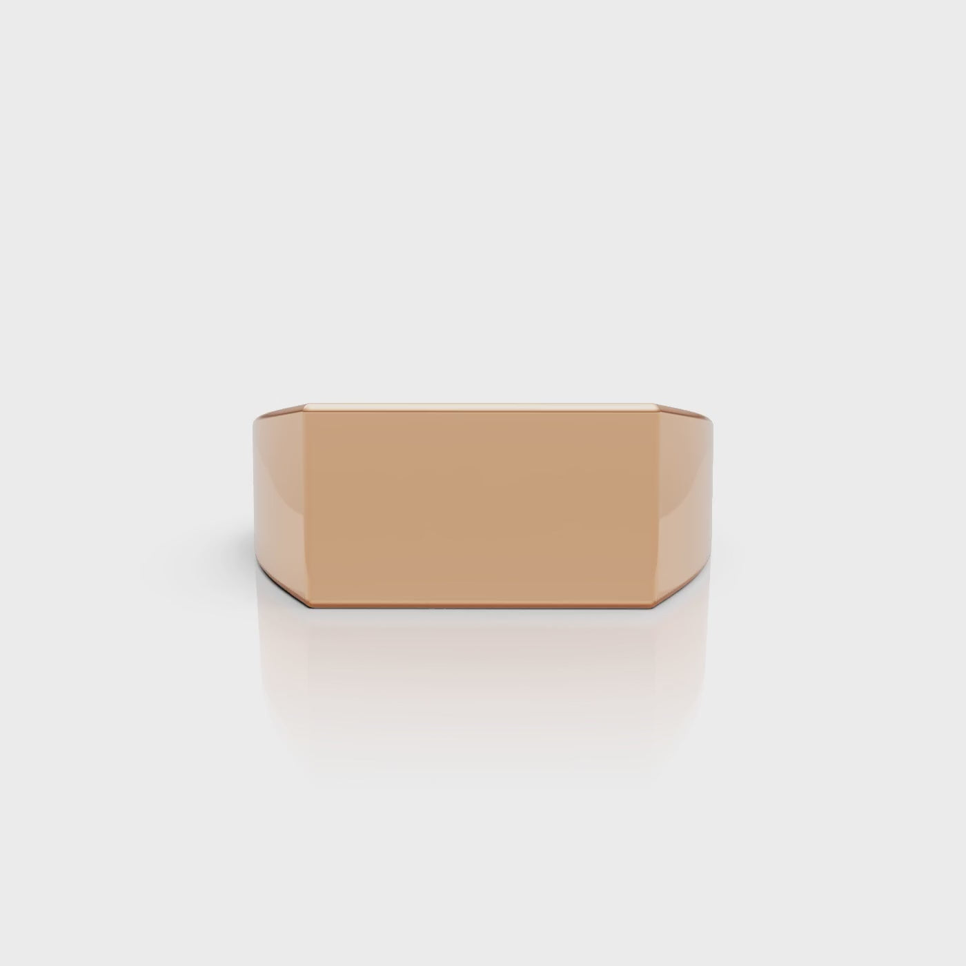 Classic Rectangle Plain Ring
