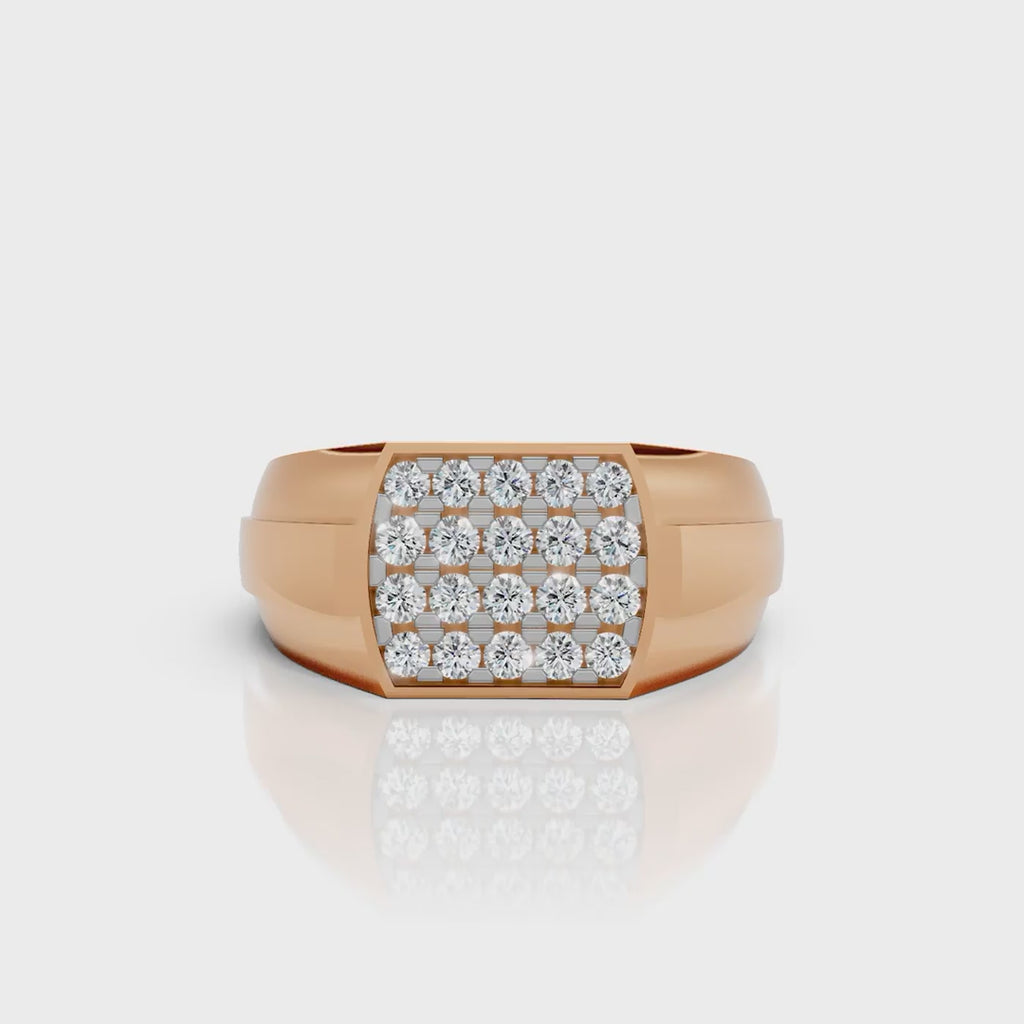 Pave Diamond Men's Ring