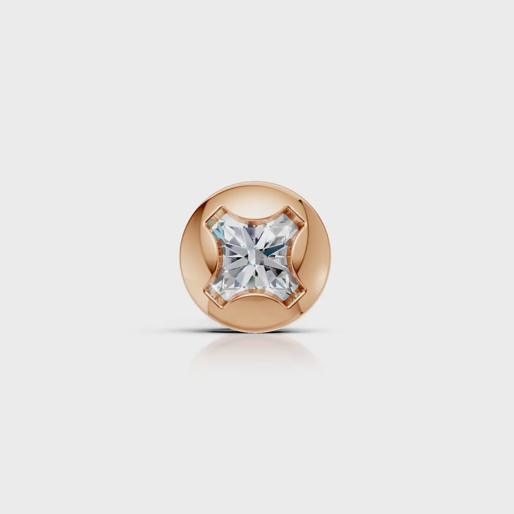 Orbit Frame Diamond Stud (1 PC)