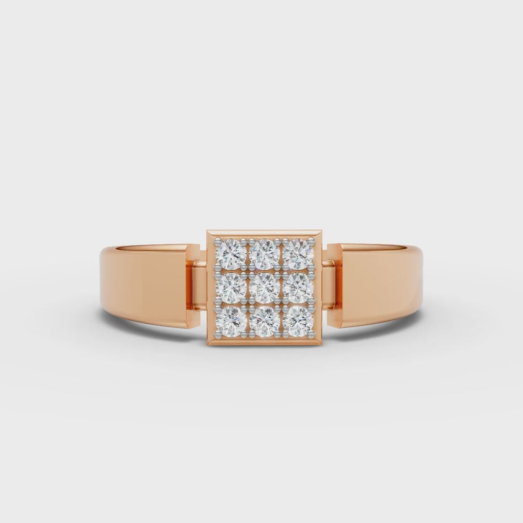 Square Cluster Ring