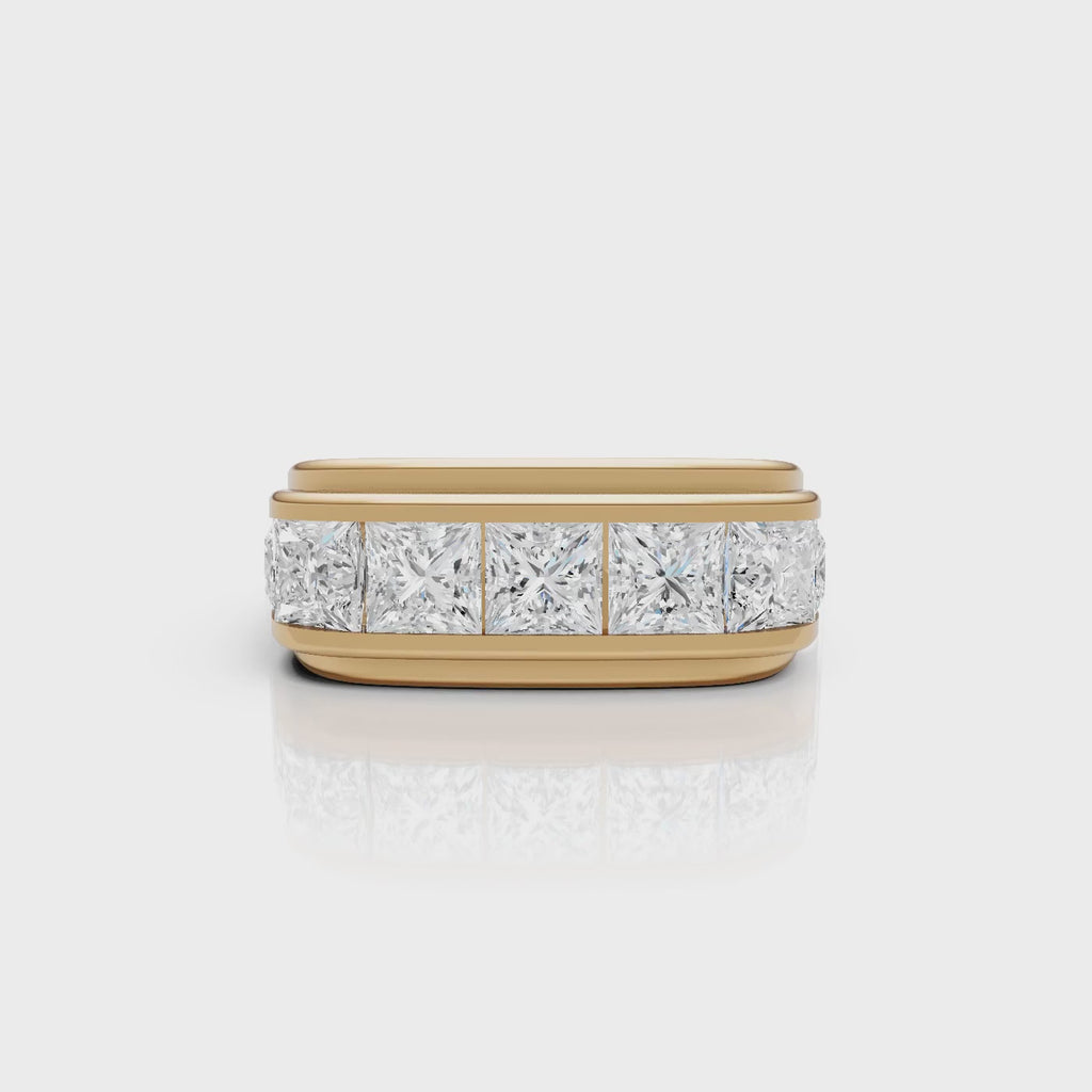 Princess-Cut Band Ring