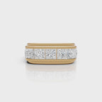 Princess-Cut Band Ring