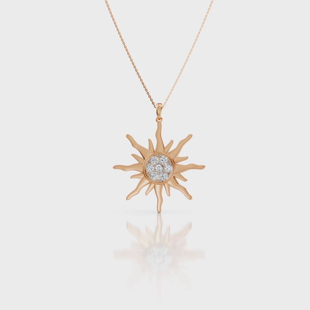 Solar Bloom Pendent