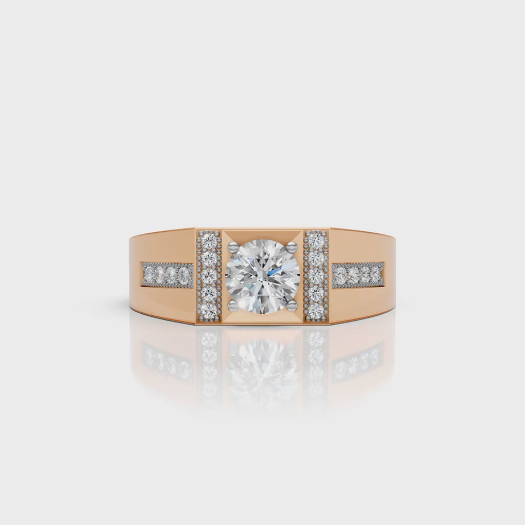 Classic Round Statement Ring