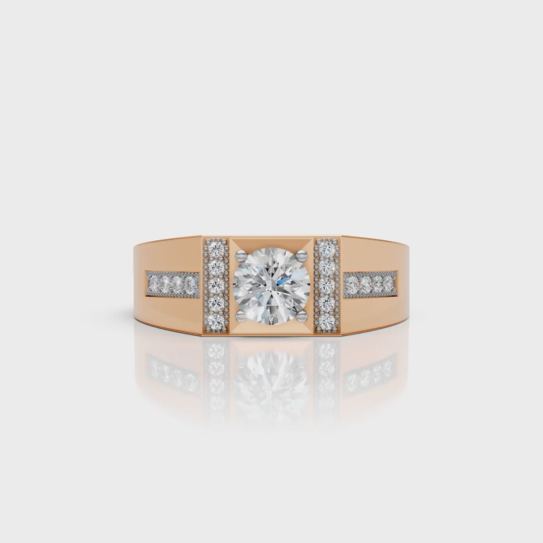 Classic Round Statement Ring
