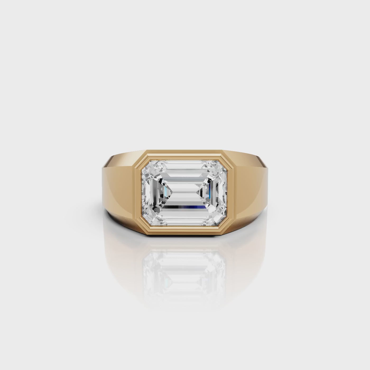 Emerald Bezel Ring