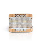 Bold Diamond Statement Men’s Ring