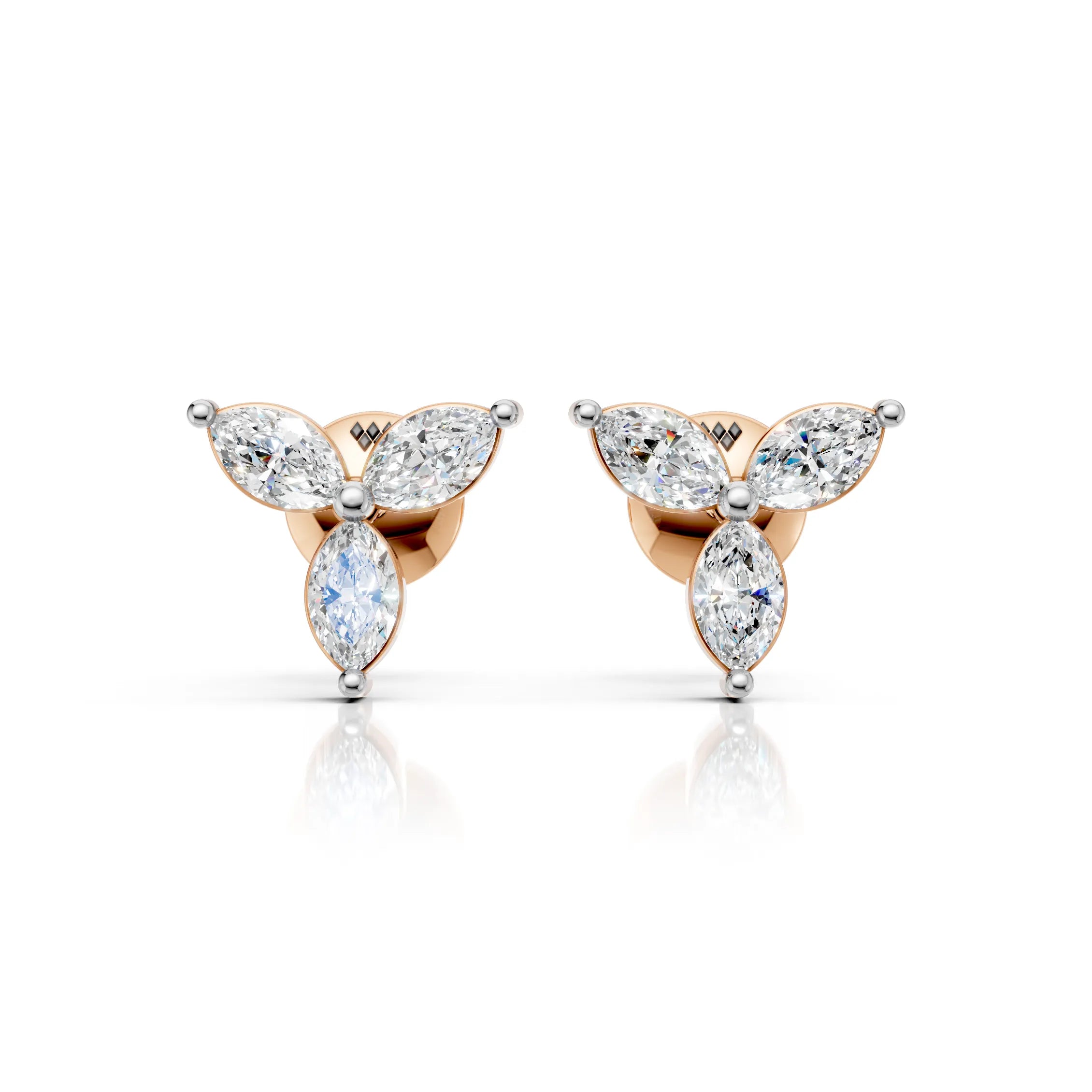Royal Marquise Trio Earrings (1 Pair)