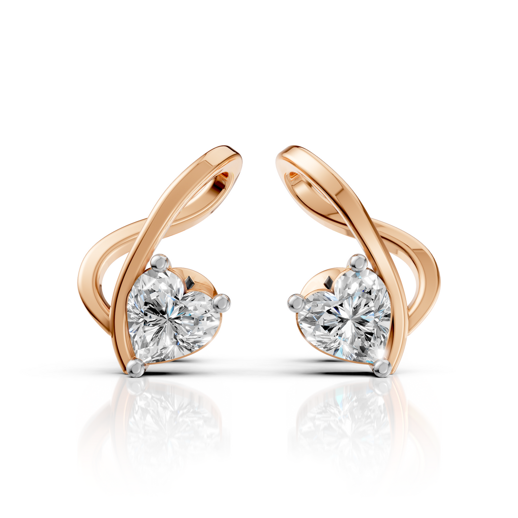 Celeste Heart Earring (1 Pair)