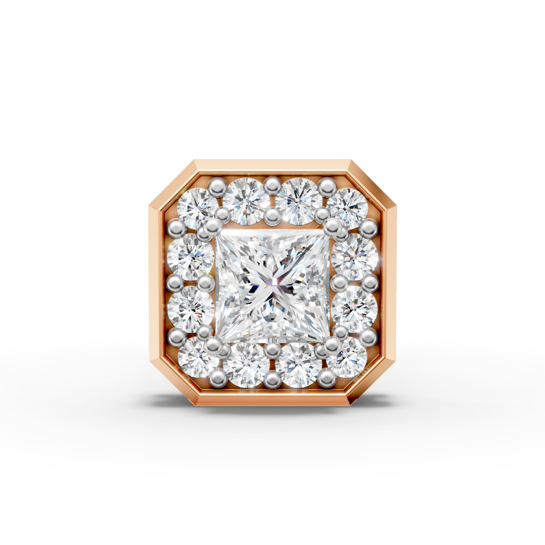 Princess Hexagon Shape Earring(1 PC)