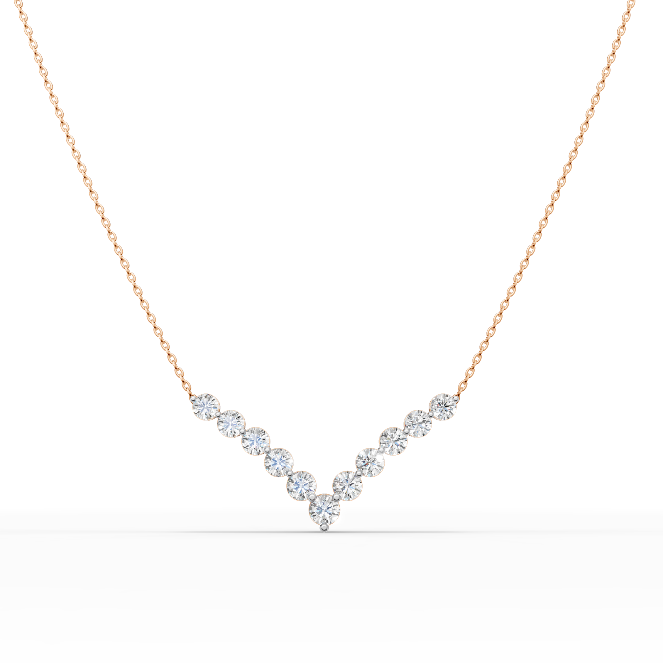 Minimal V Curve Pendant