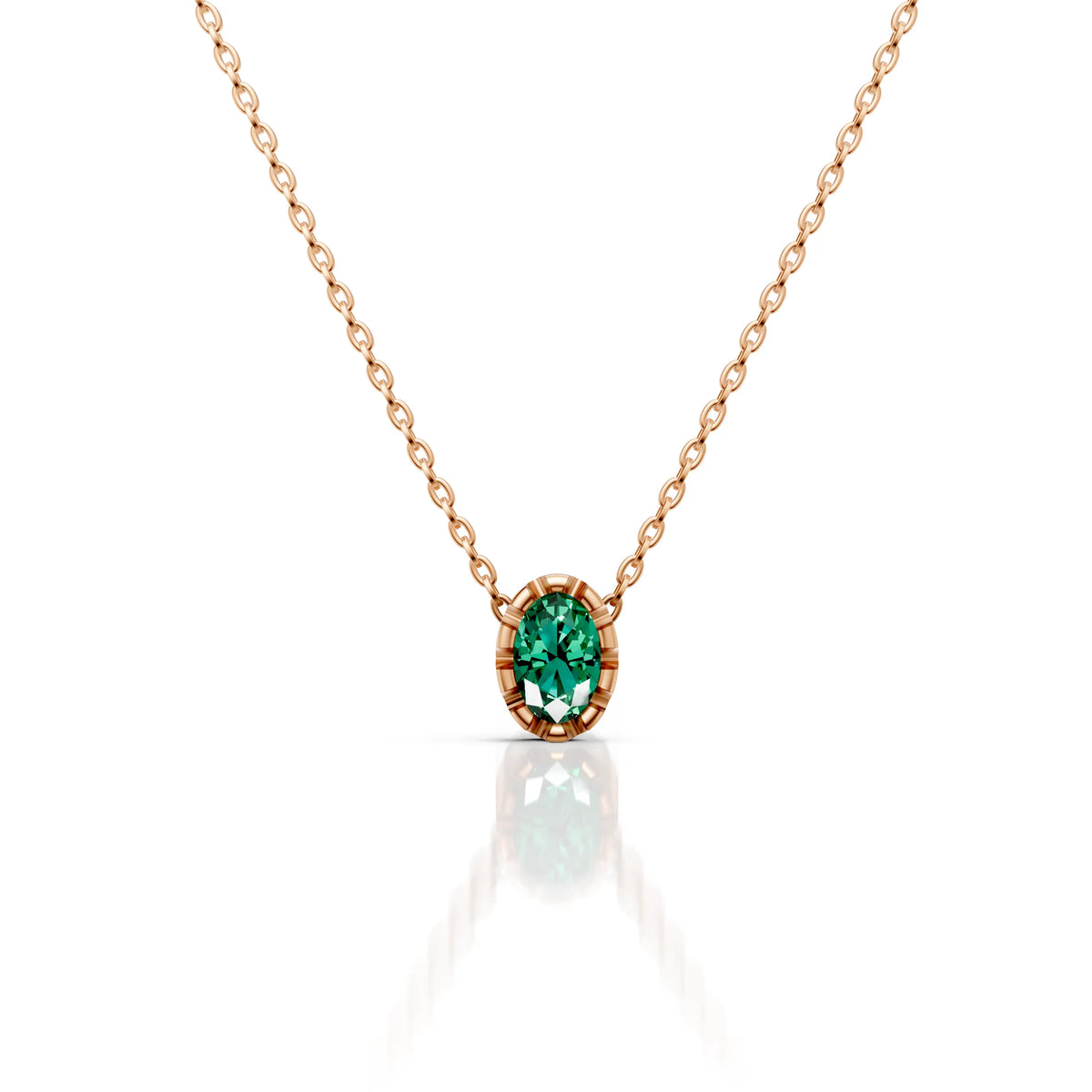Green Oval Pendant
