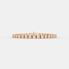 0.25 CT Princess Shaped Tennis Bracelet