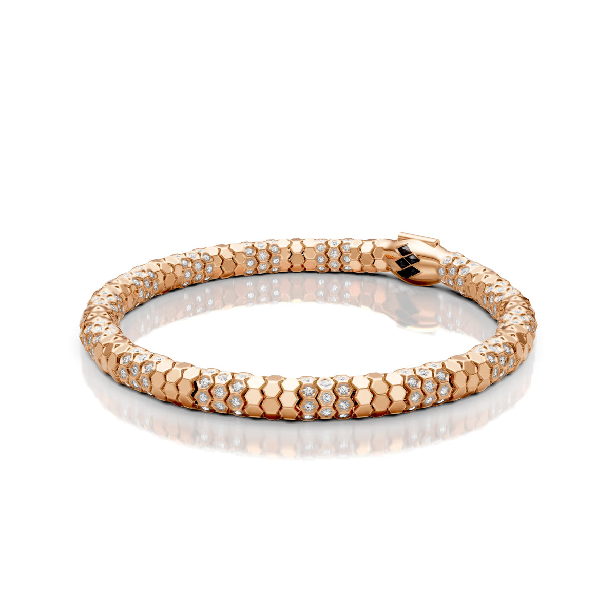 Round Diamond Rope Bracelet