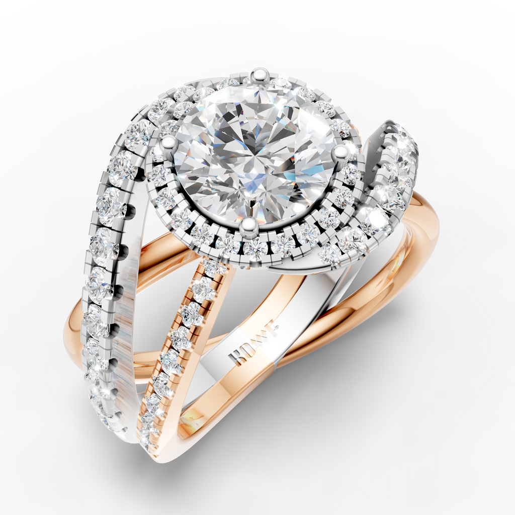 Dual Tone Twist Ring