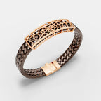 Spider Frame Leather Belt