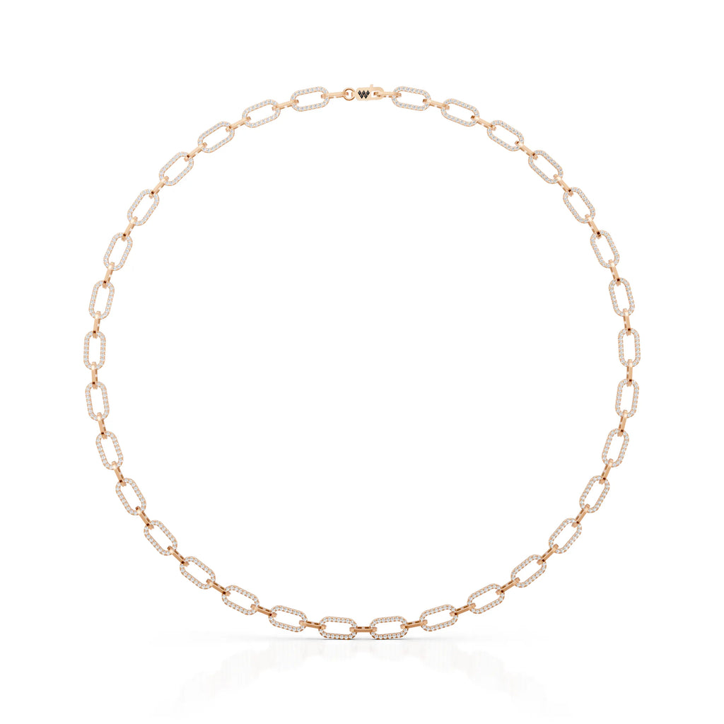 Pavé Open Link Chain