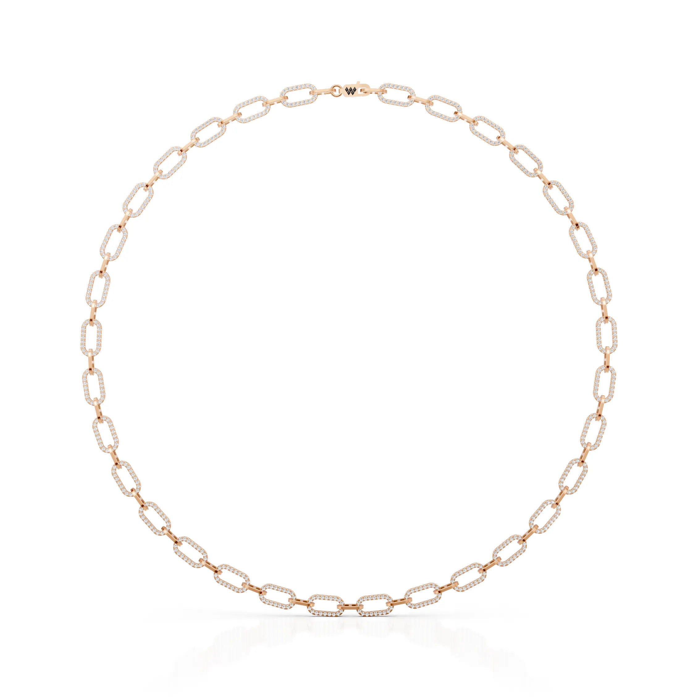 Pavé Open Link Chain